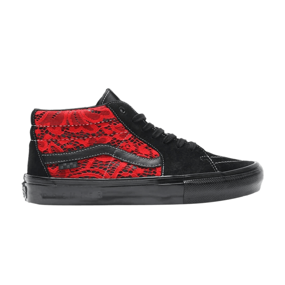 Premier x Vans Skate Grosso Mid 'Laced - Black High Risk Red'