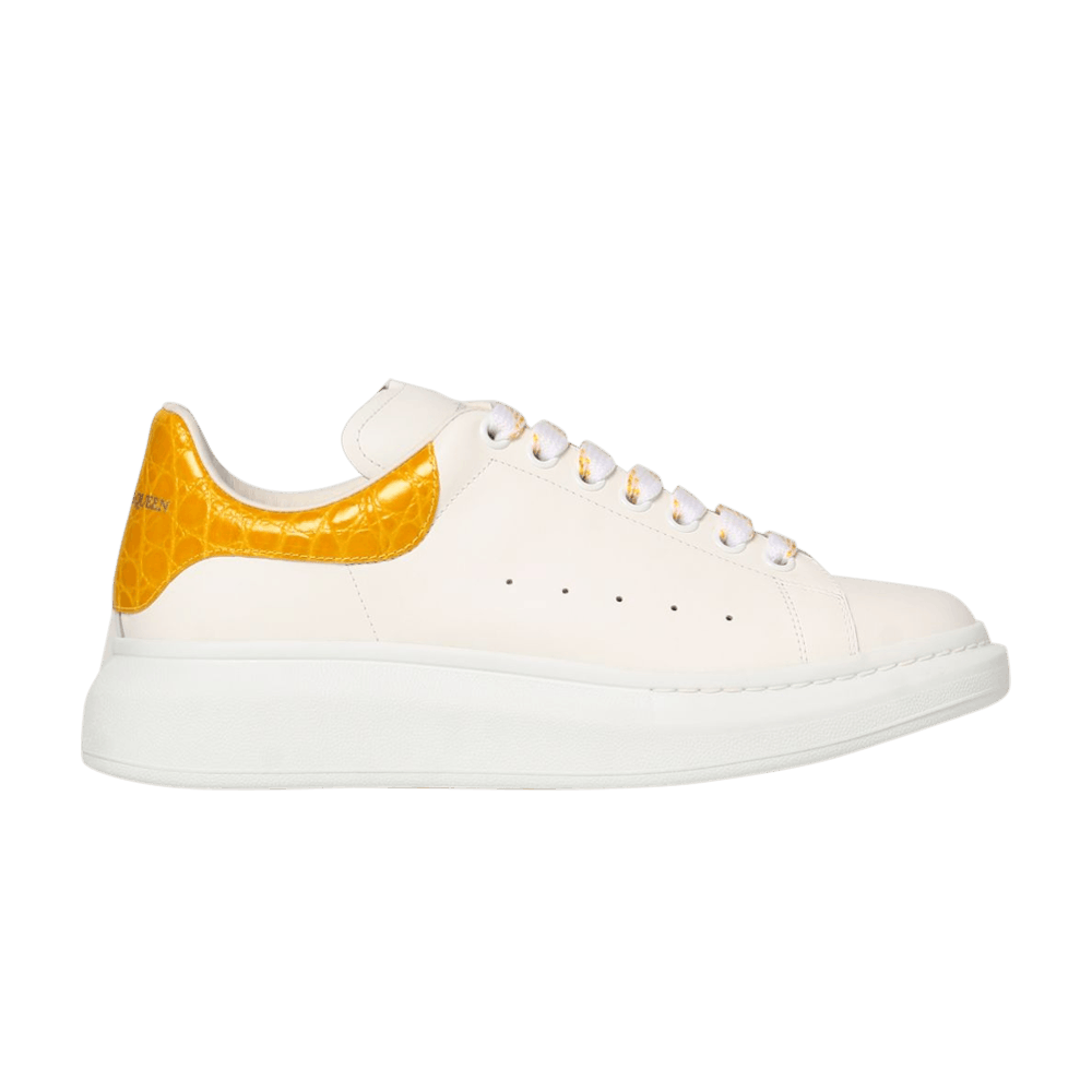 Alexander McQueen Oversized Sneaker 'Pop Yellow Crocodile'