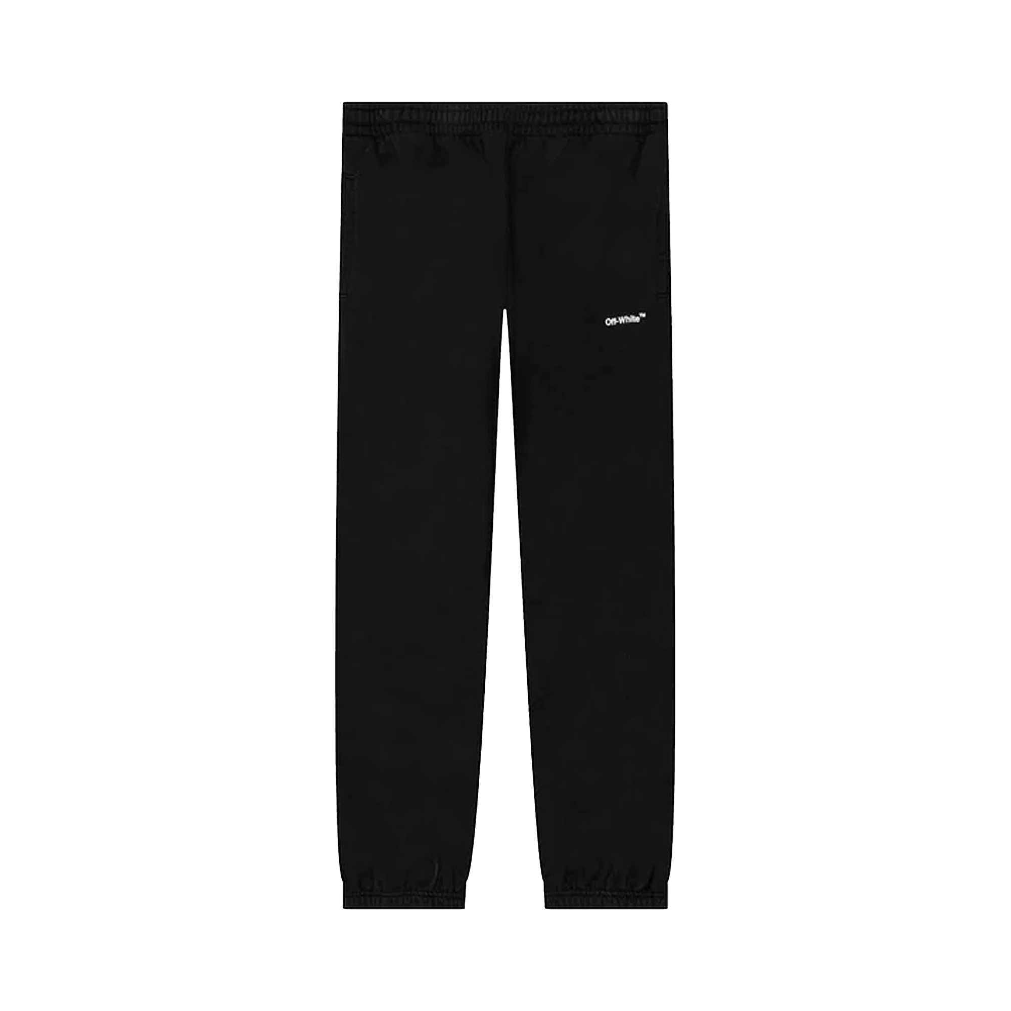 Off-White Wave Diag Slim Sweatpant 'Black/White'