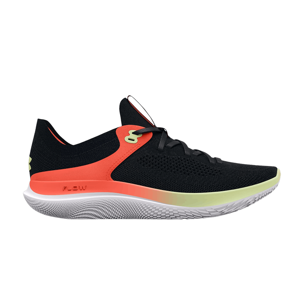 Pre-owned Under Armour Wmns Flow Synchronicity 'black Electric Tangerine'