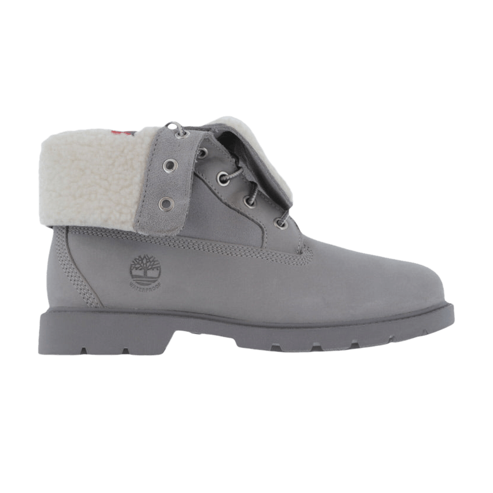 Timberland Wmns Fleece Fold Down 'Medium Grey'
