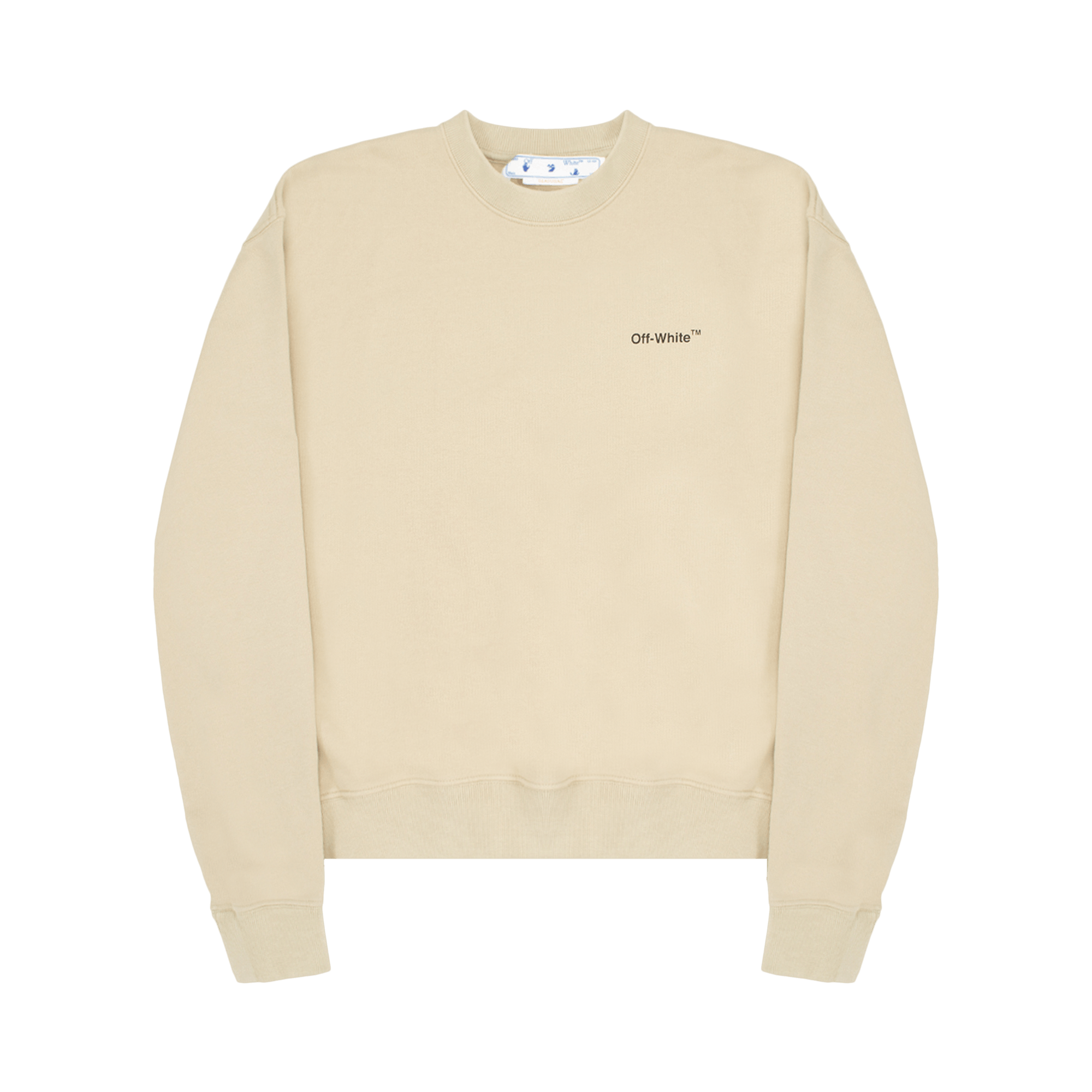 Off-White Caravag Arrow Over Crewneck 'Dark Sand/Black'