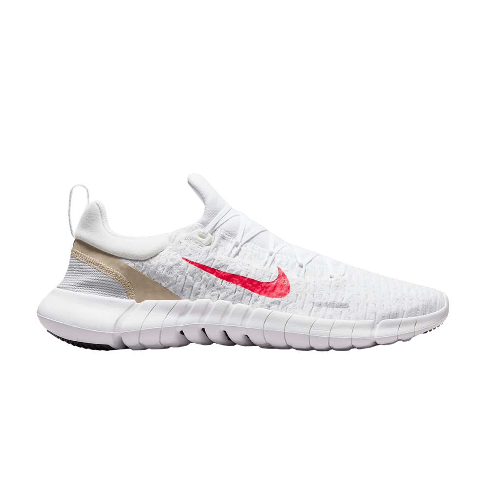 Pre-owned Nike Free Rn 5.0 'white Siren Red'