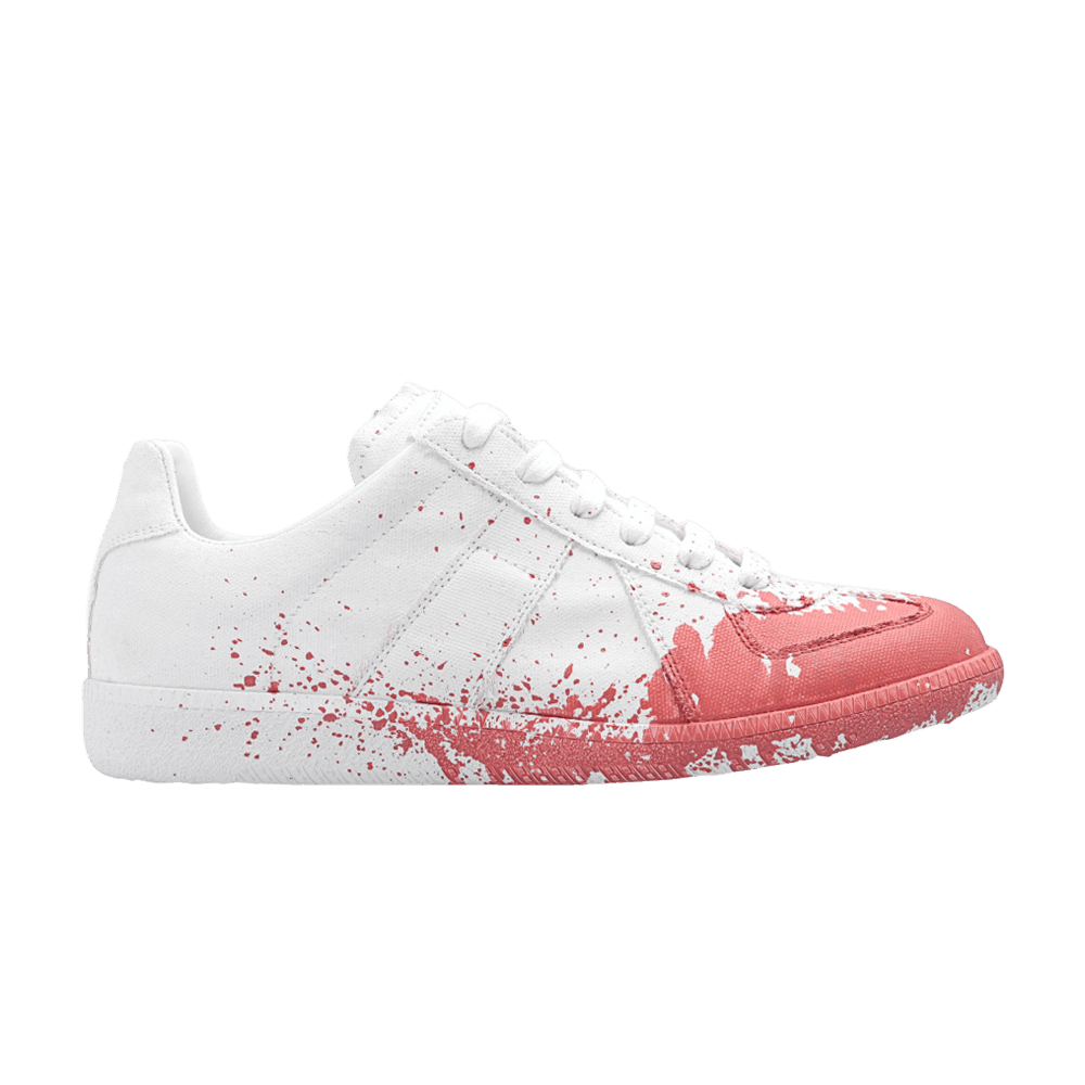 Maison Margiela Wmns Replica Low 'Paint Splatter - White Pink'