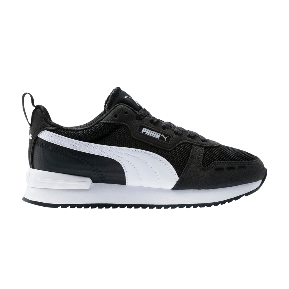 Pre-owned Puma R78 Jr 'black White'