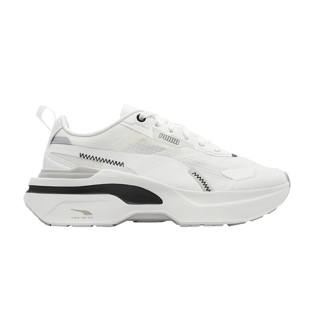 Pre-owned Puma Wmns Kosmo Rider 'white Black'