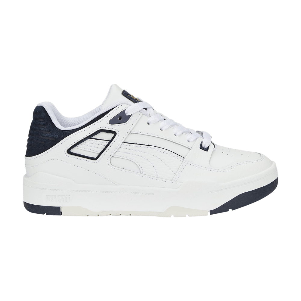 Pre-owned Puma Slipstream Jr 'white Peacoat'