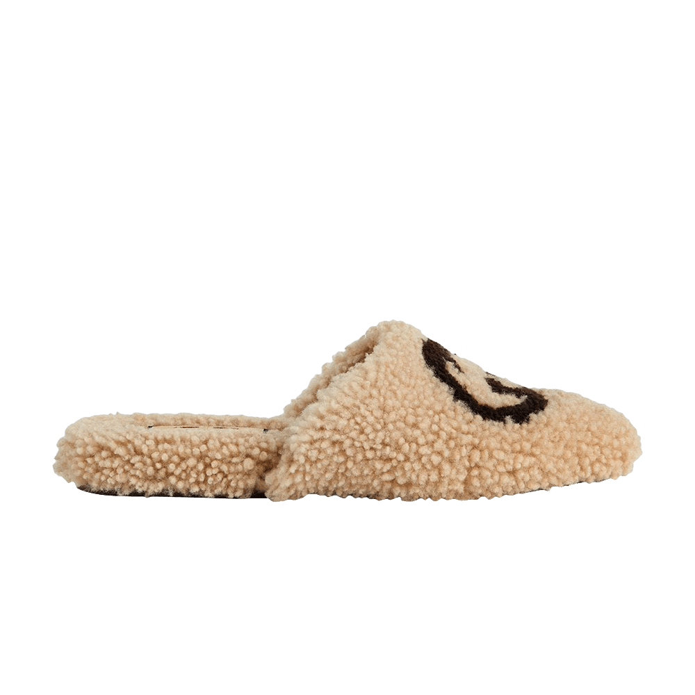 Gucci Wmns Faux Shearling Slipper 'Butterscotch'