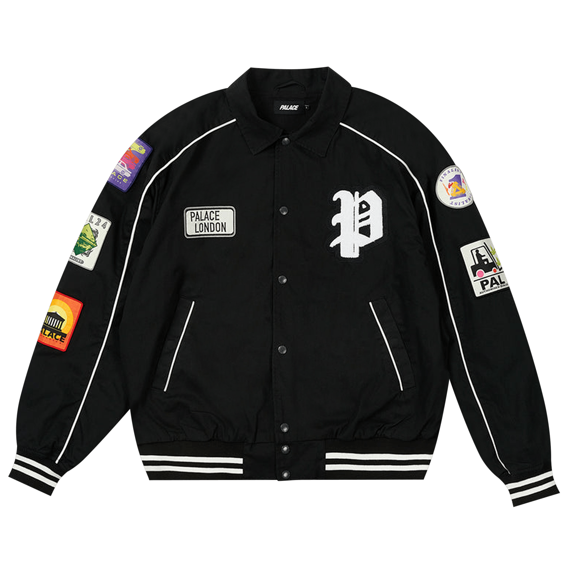 Palace Patches Cotton Bomber 'Black'