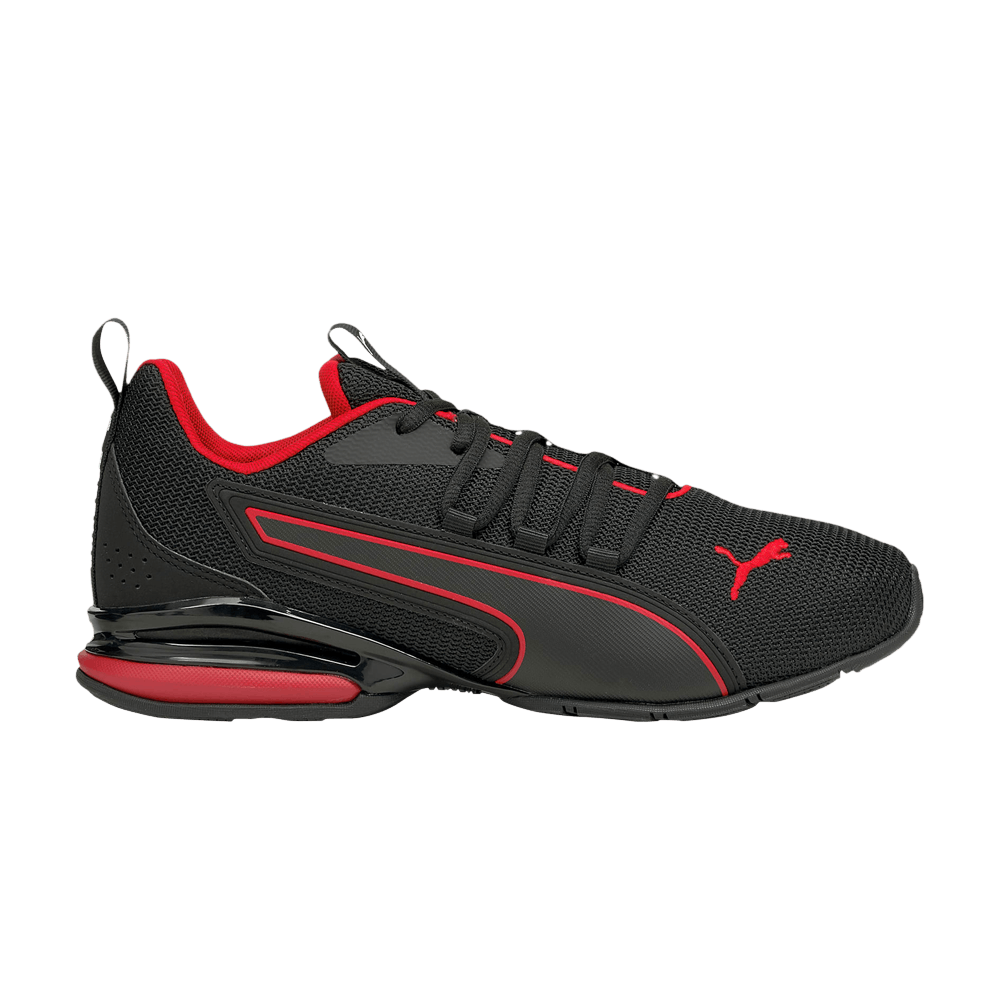 Pre-owned Puma Axelion Nxt 'black Urban Red'