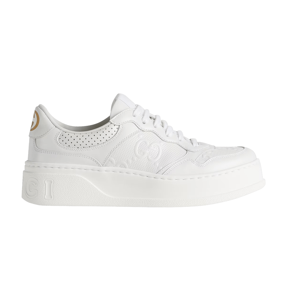 Gucci Wmns GG Embossed Sneaker 'White'