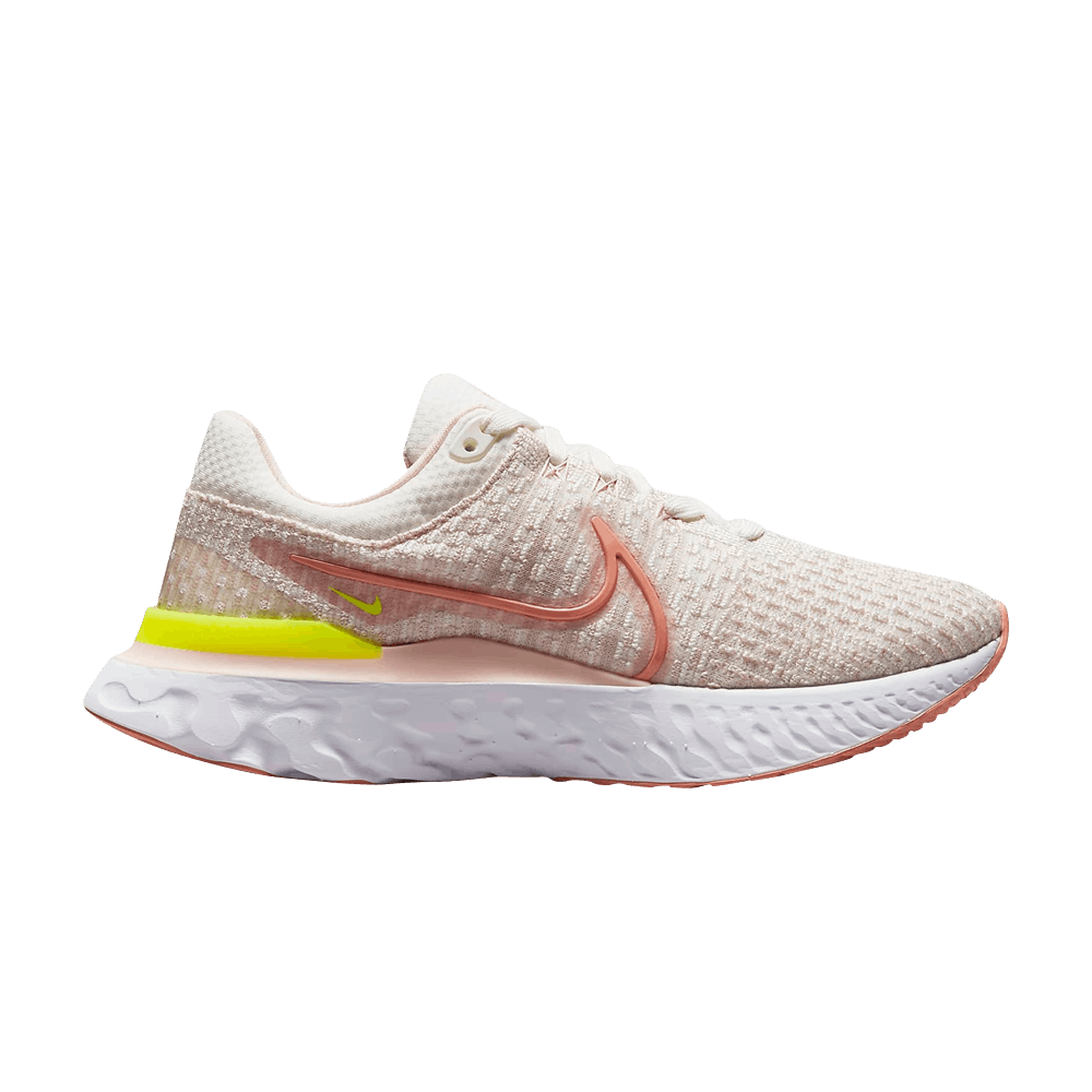 Pre-owned Nike Wmns React Infinity Run Flyknit 3 'sail Light Madder Root' In Pink