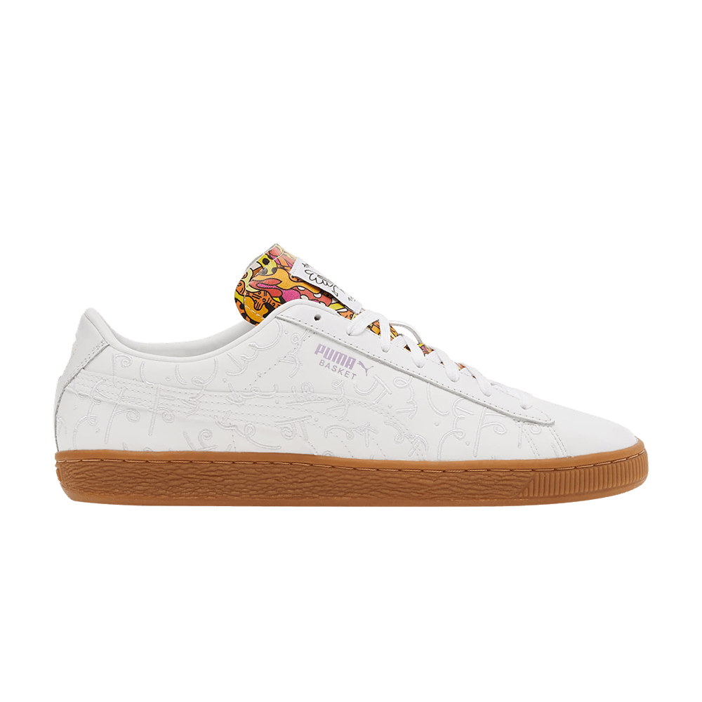 PUMA ROMERO BRITTO X BASKET 'EMBROIDERED - WHITE GUM'