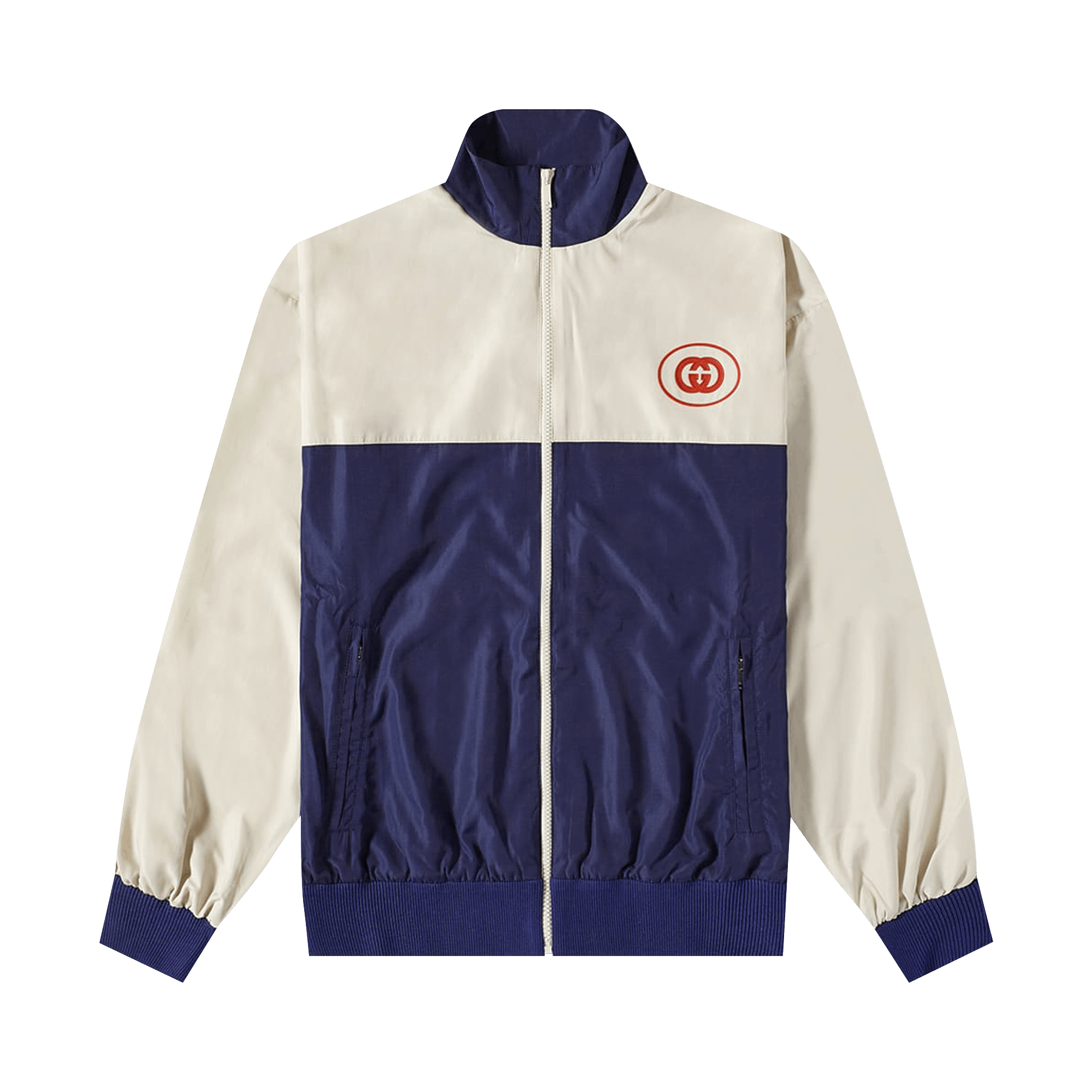 Gucci GG Logo Track Jacket 'Navy'