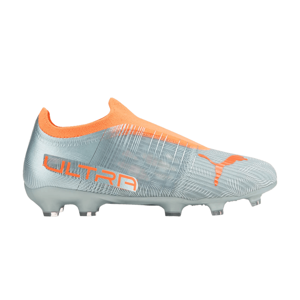 Pre-owned Puma Ultra 3.4 Fg Ag Jr 'diamond Silver Neon Citrus'