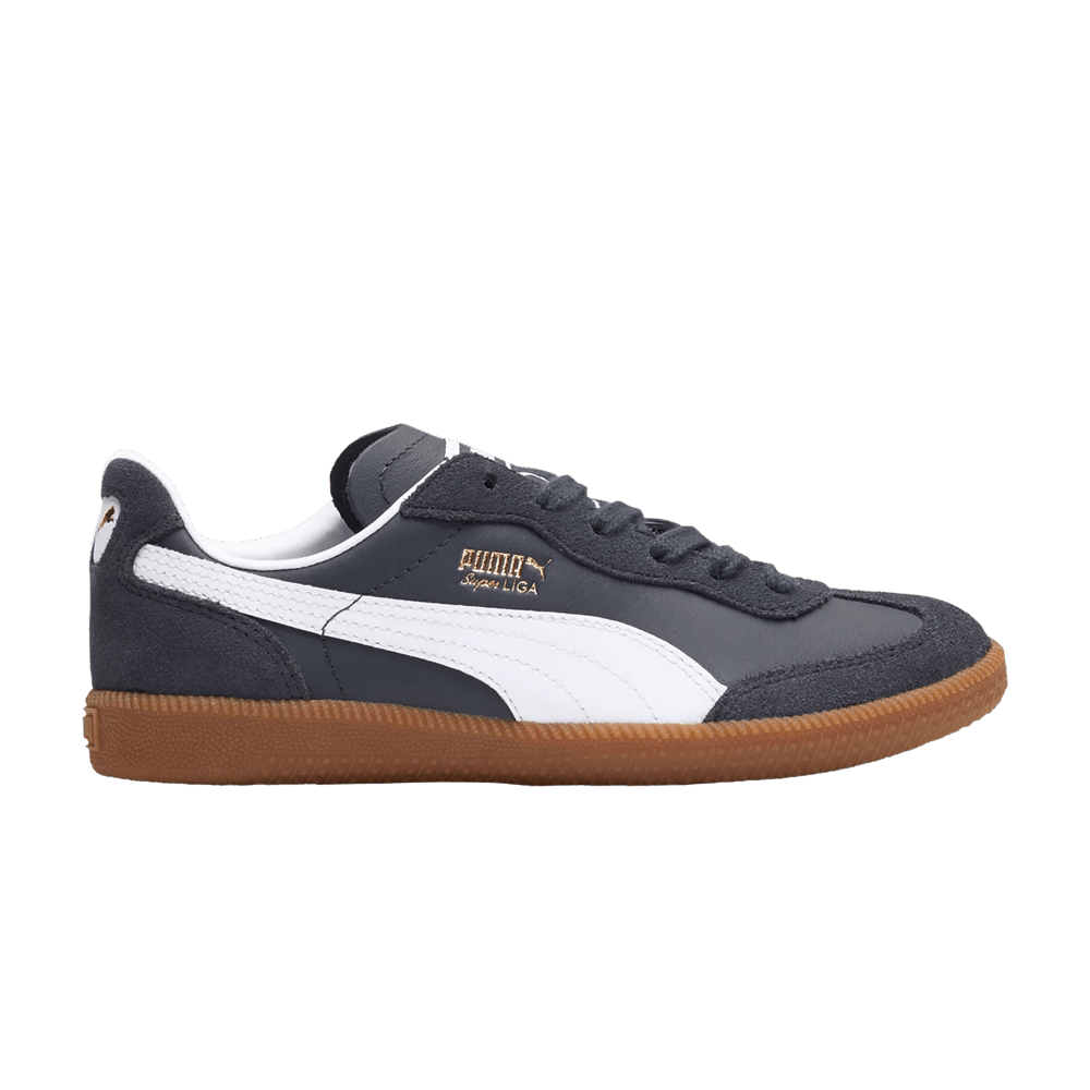 Pre-owned Puma Super Liga Og Retro Jr 'new Navy Gum' In Blue