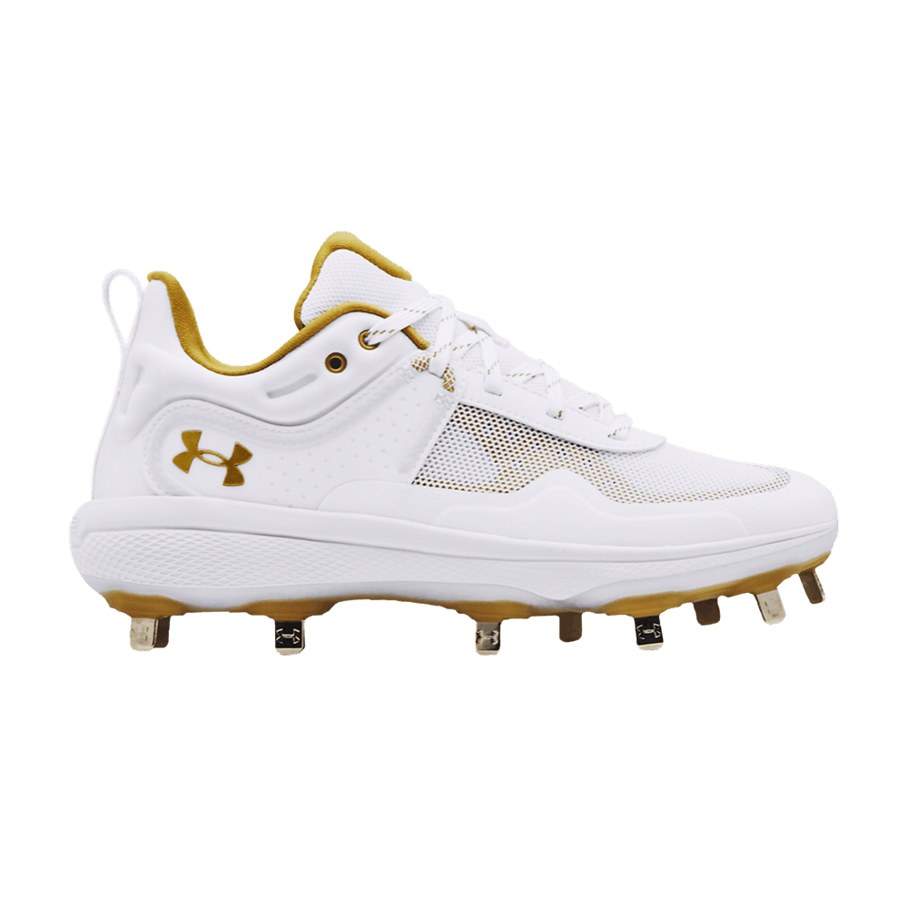 Pre-owned Under Armour Wmns Glyde Mt 'white Metallic Gold'
