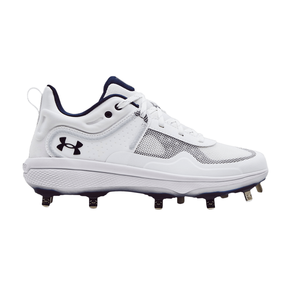 Pre-owned Under Armour Wmns Glyde Mt 'white Midnight Navy'