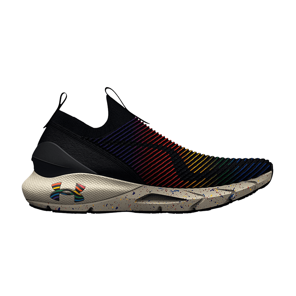Pre-owned Under Armour Hovr Phantom 2 Intelliknit Slip 'pride' In Black