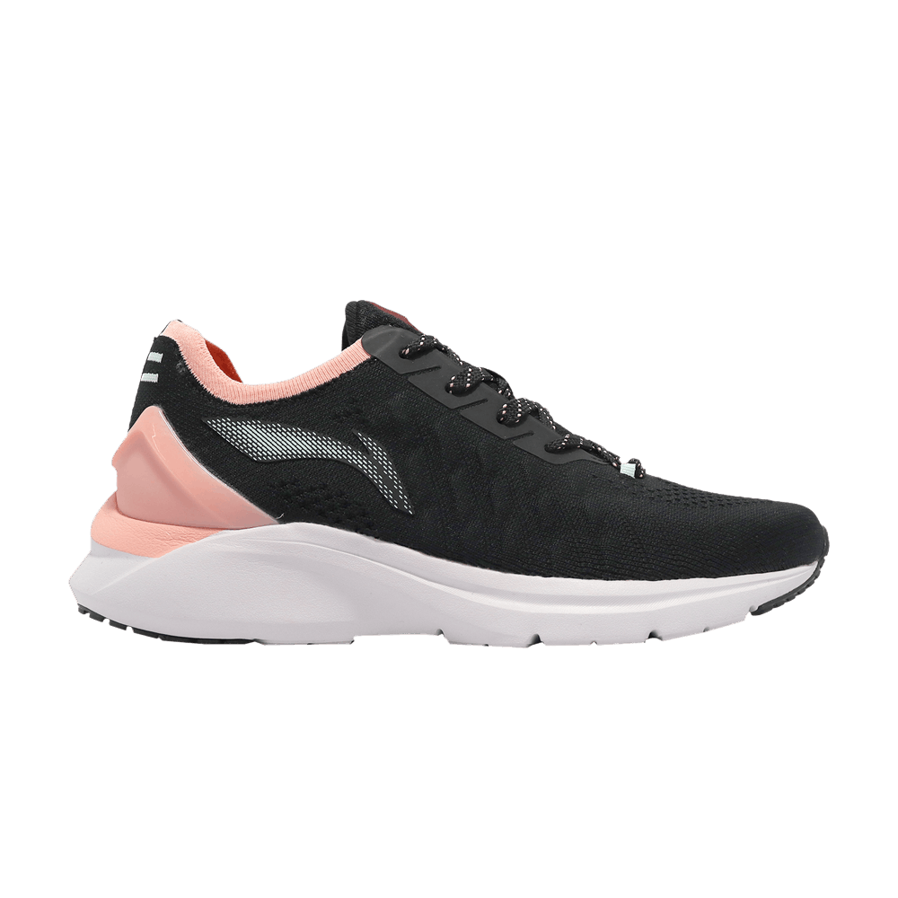Li-Ning Wmns Basic Running 'Black Pink'