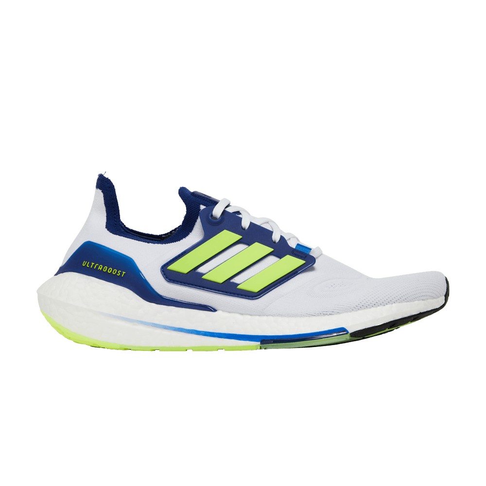 Adidas UltraBoost 22 'White Solar Yellow Blue'