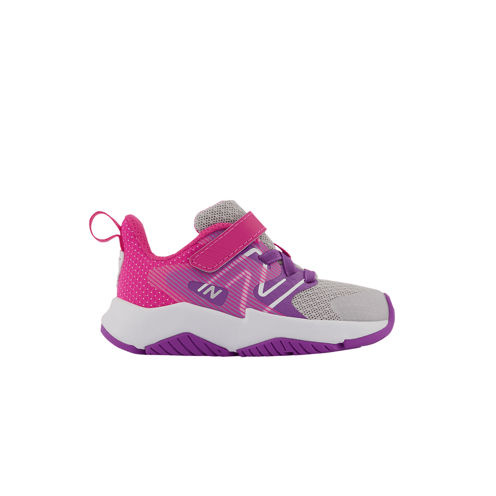 New Balance Rave Run v2 Bungee Lace Toddler X-Wide 'Summer Fog Hi-Pink'