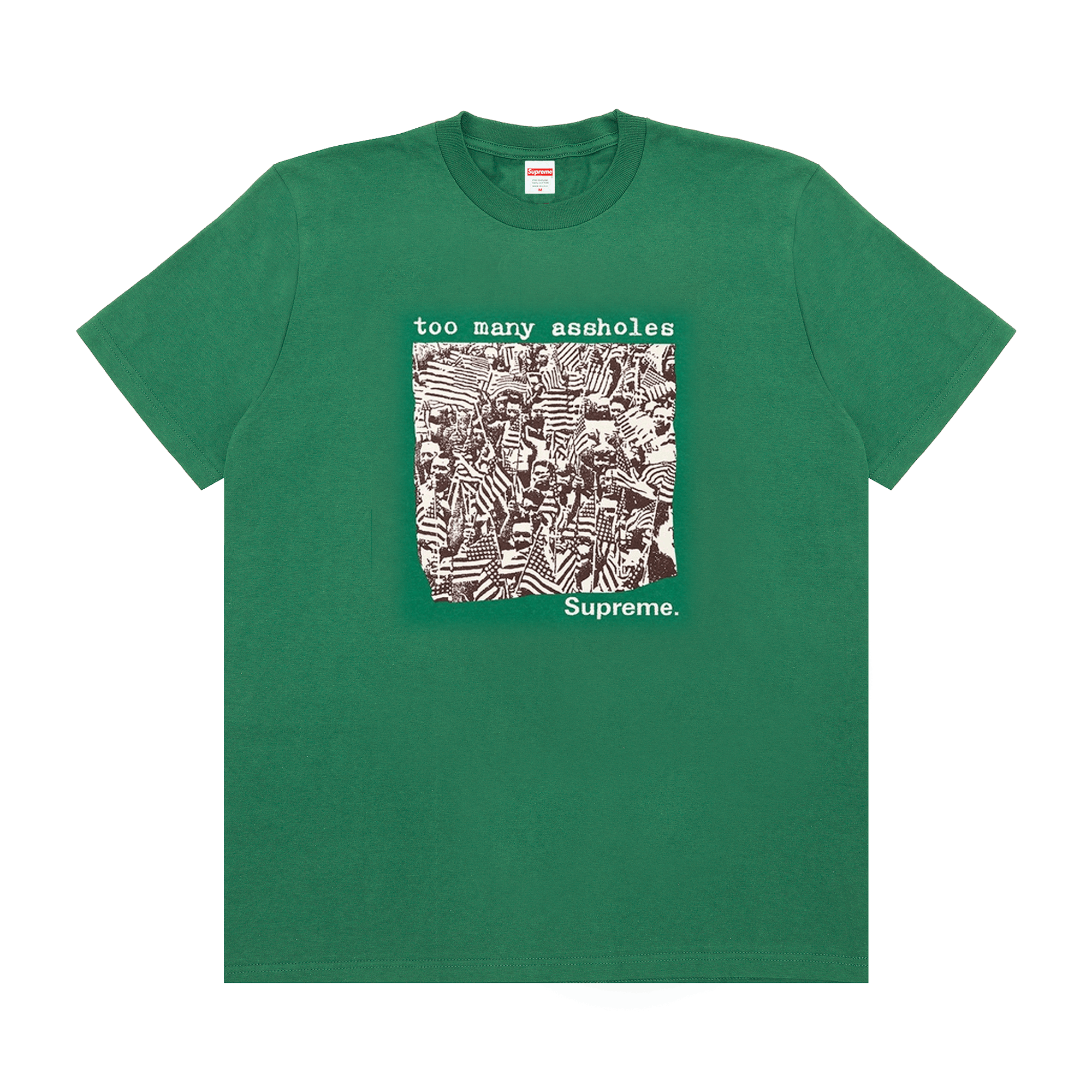 Supreme Too Many Assholes Tee 'Light Pine'