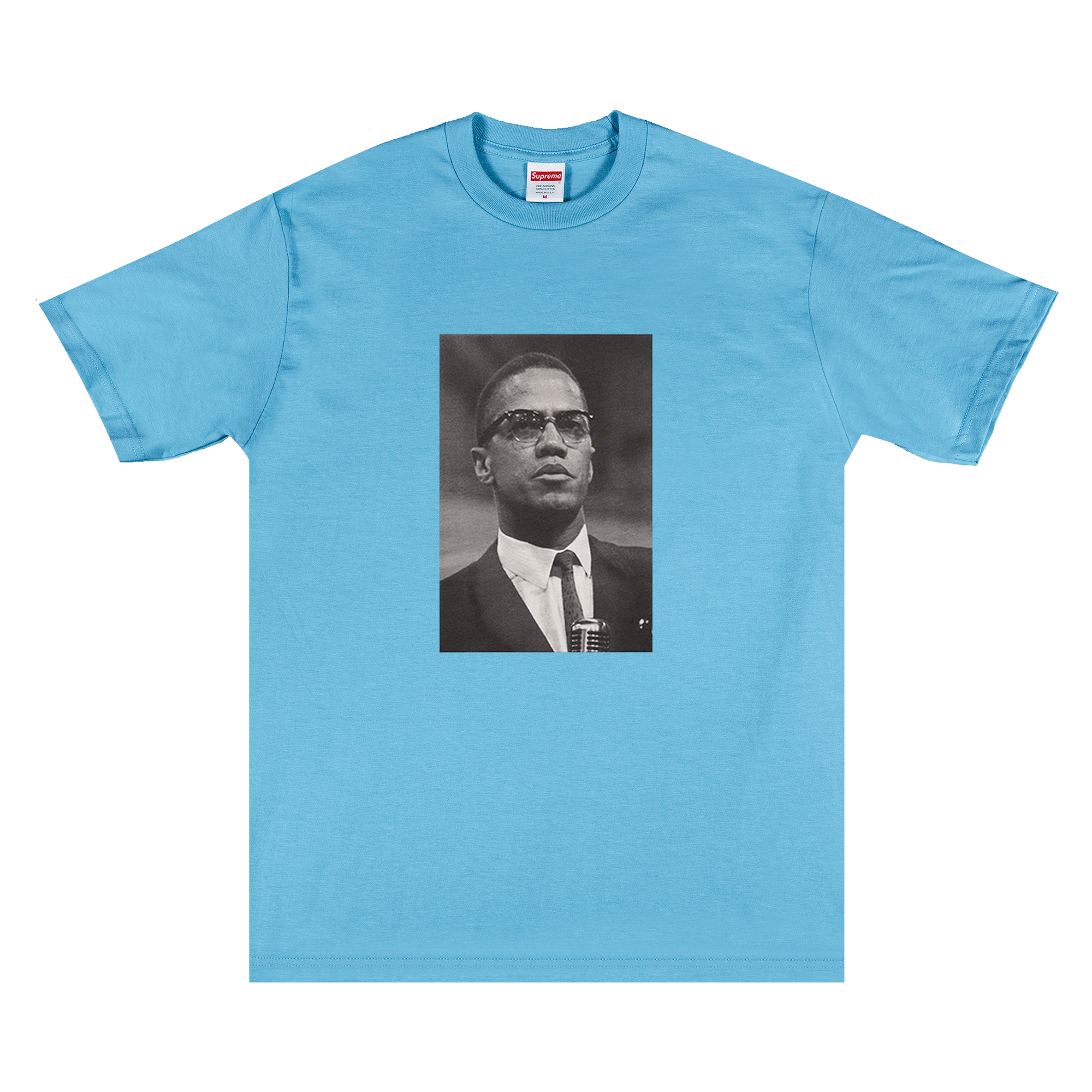 Supreme Malcolm X Tee 'Light Slate'