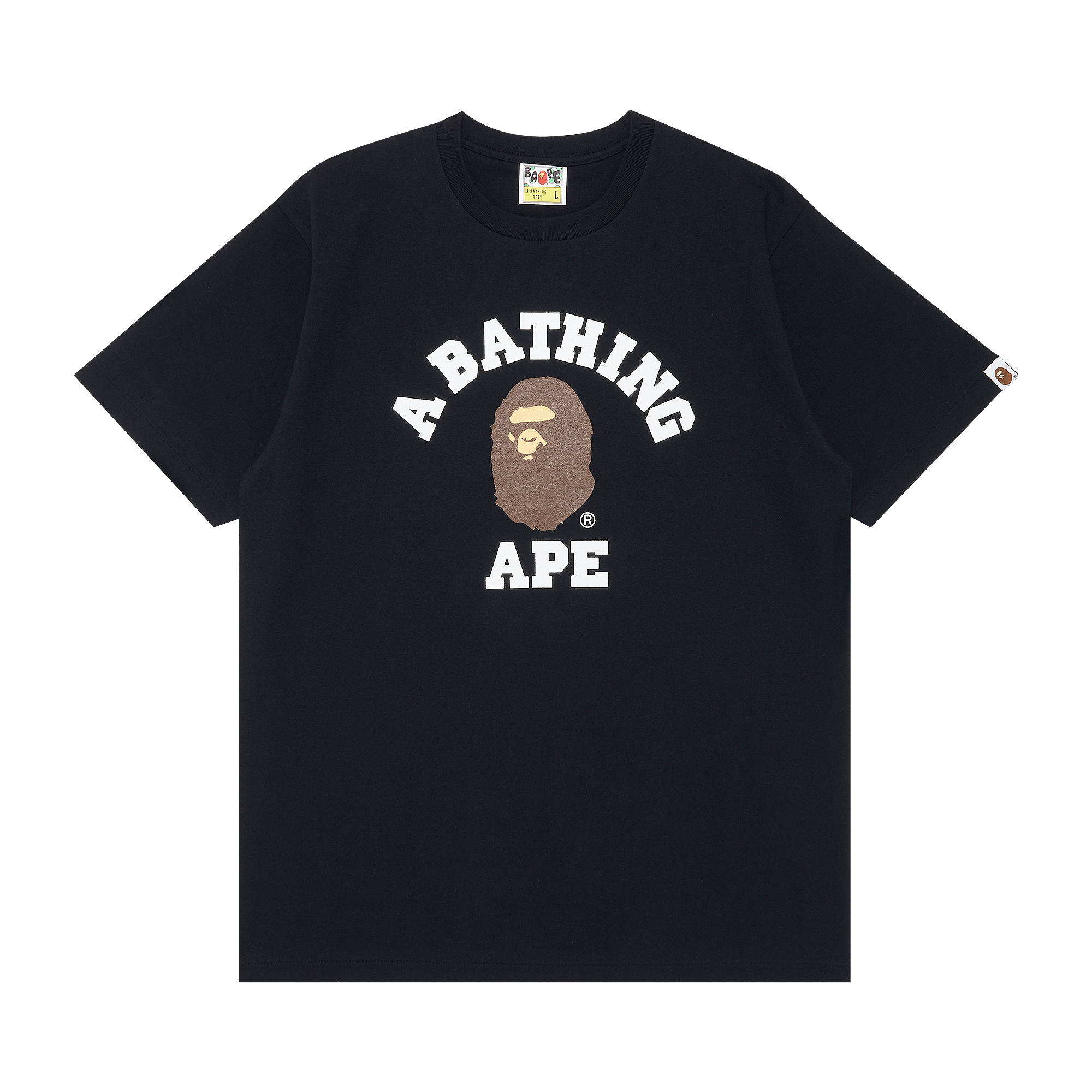 BAPE BAPE COLLEGE TEE 'BLACK'