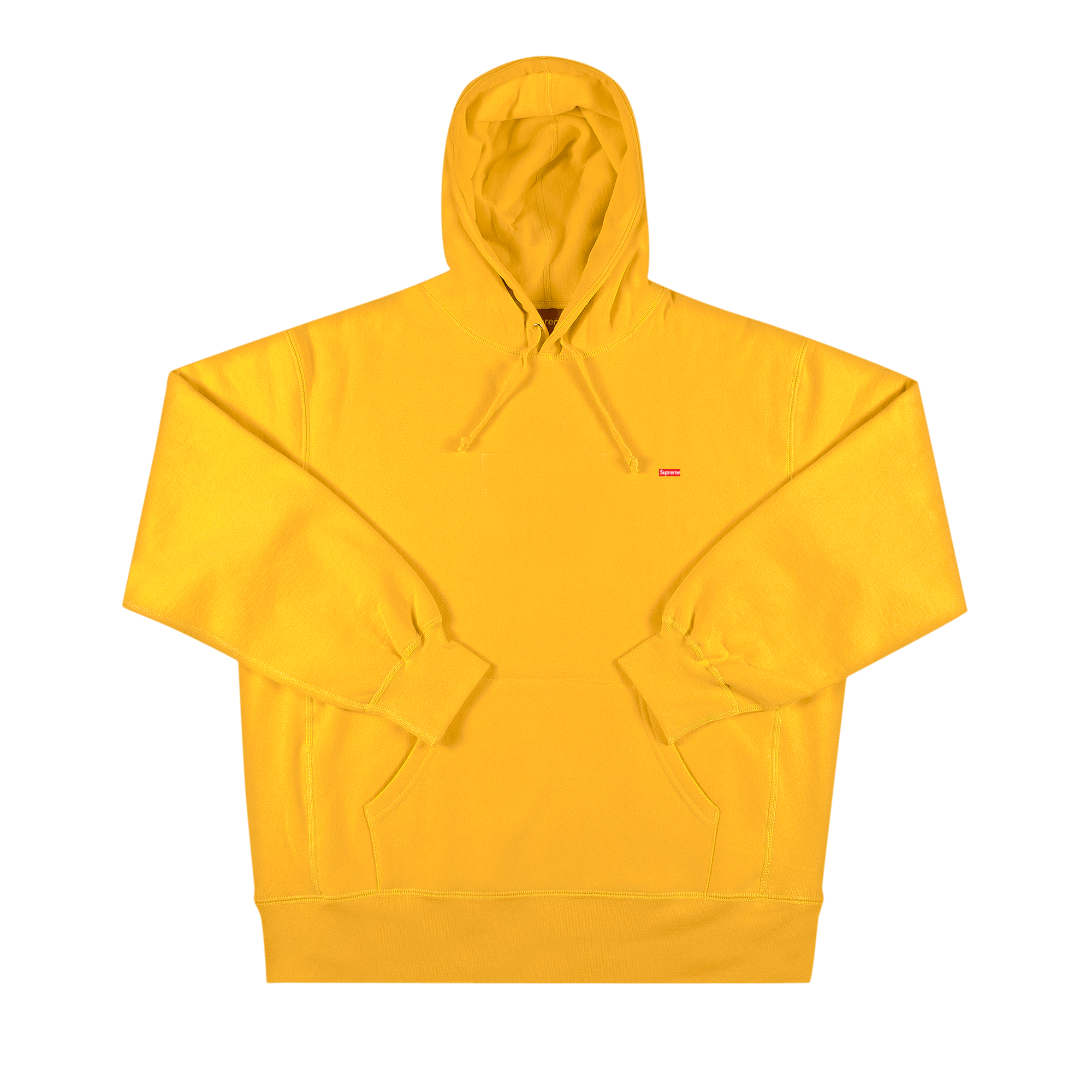 Supreme Enamel Small Box Hooded Sweatshirt 'Bright Gold'