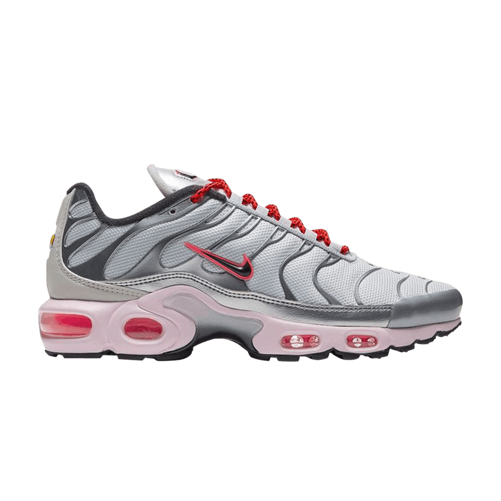 Nike Wmns Air Max Plus 'Metallic Silver Bright Crimson'