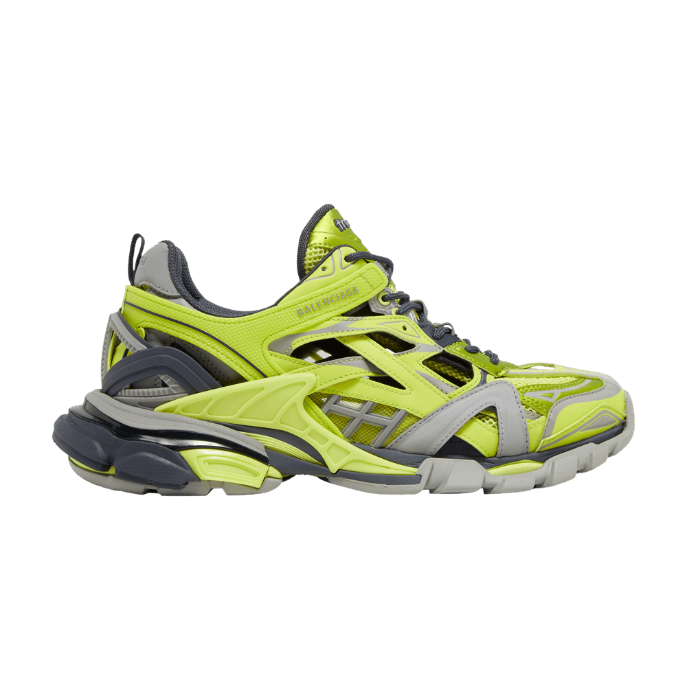 Buy Balenciaga Wmns Track.2 Sneaker 'Grey Neon Yellow Buy Balenciaga Wmns Track.2 Sneaker 'Grey Neon Yellow