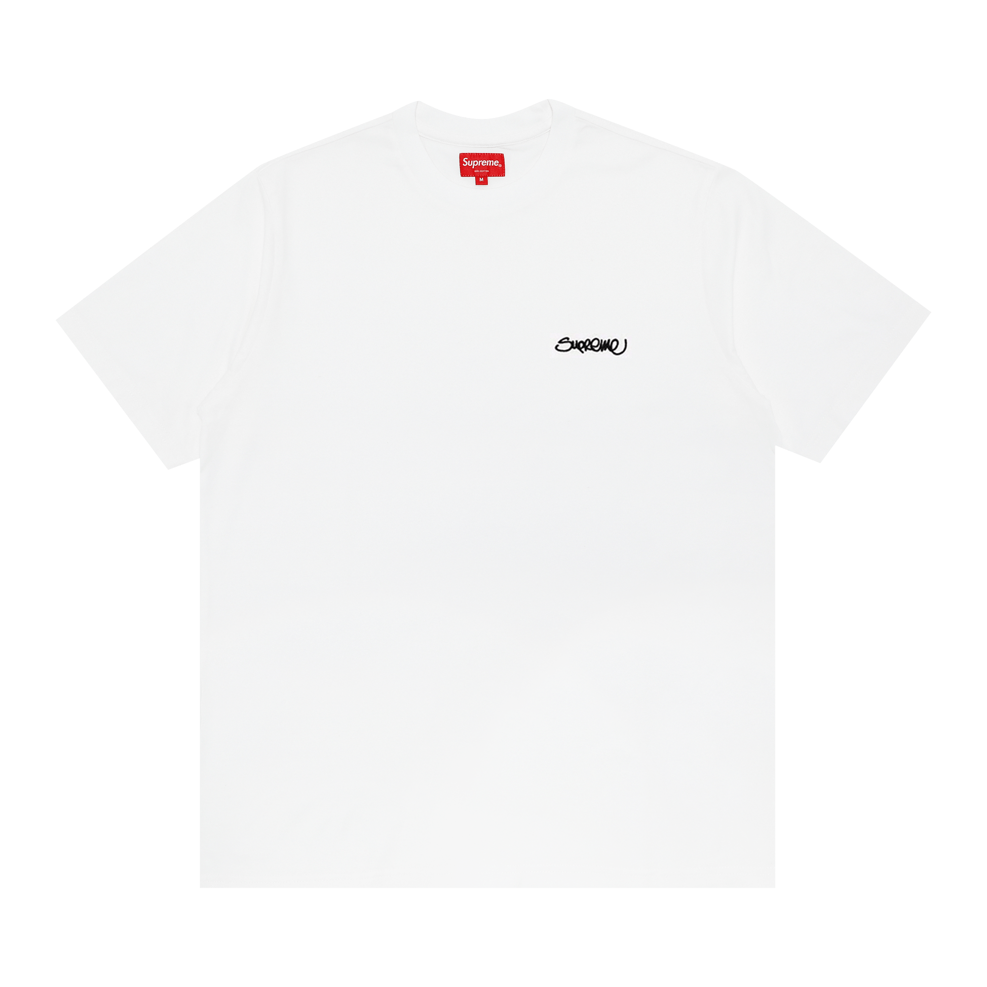 Supreme Washed Handstyle Short-Sleeve Top 'White'