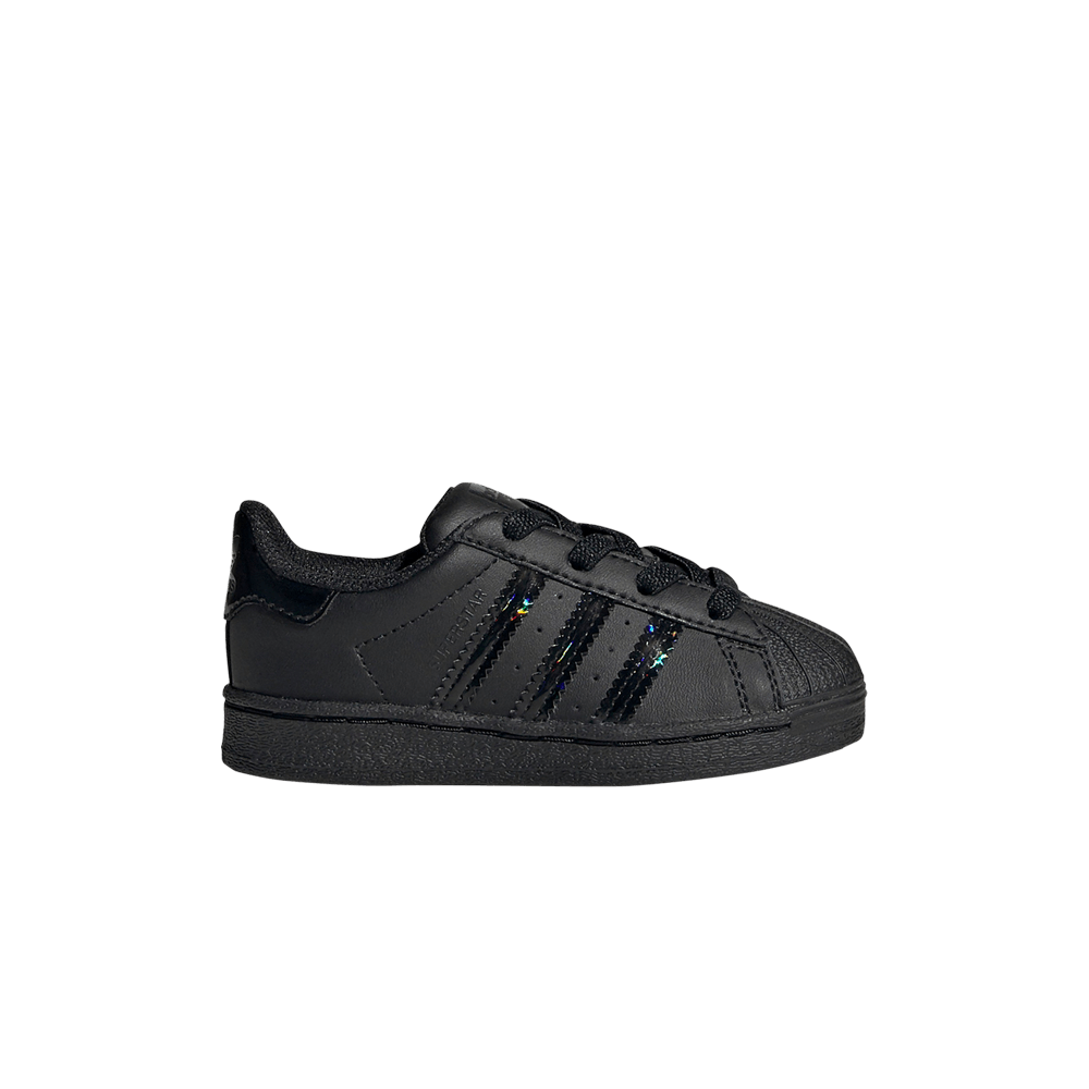 Adidas Superstar EL I 'Triple Black Iridescent'