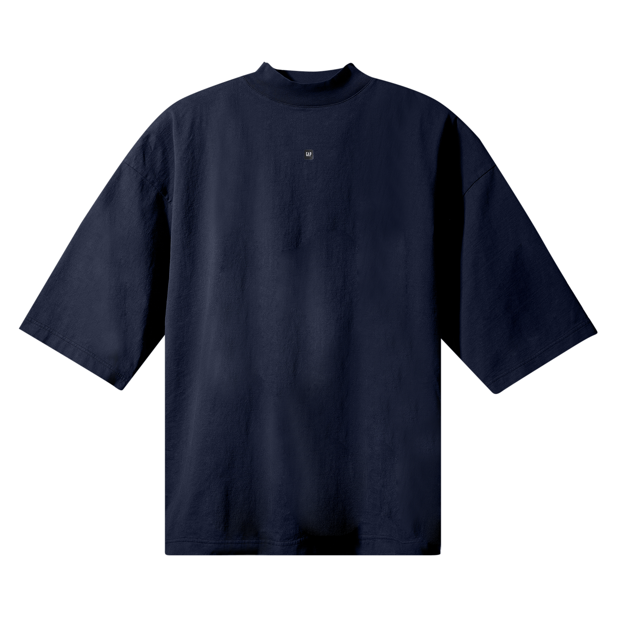 Pre-owned Yeezy Gap Engineered By Balenciaga Logo 3/4 Sleeve Tee 'blue'
