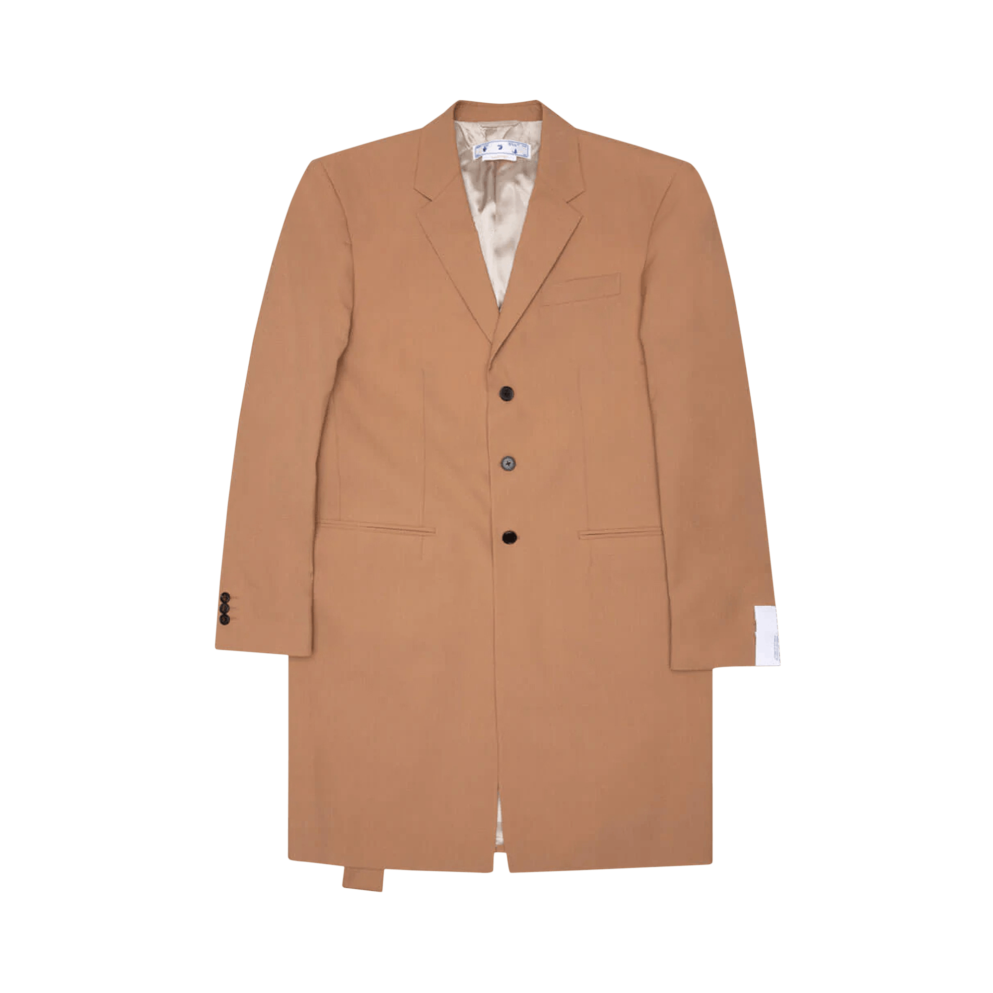 Off-White Relaxed Long Jacket 'Camel'