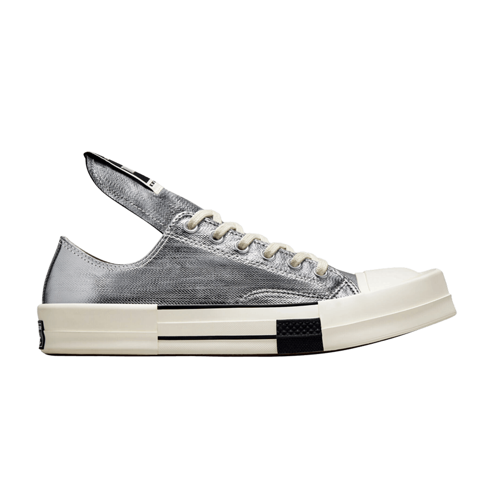 TURBODRK Chuck Taylor All-Star 70 Ox Rick Owens DRKSHDW Silver White