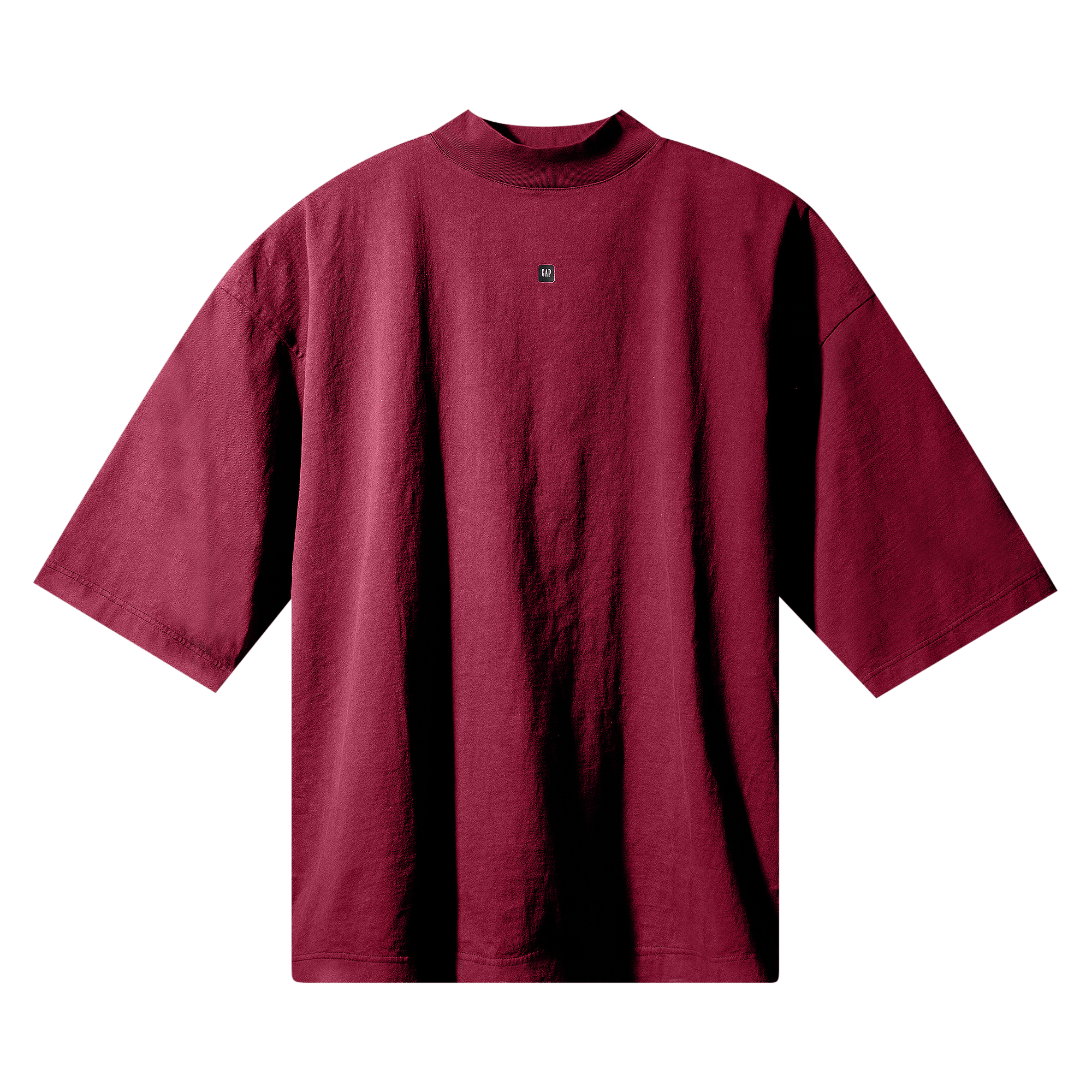 Pre-owned Yeezy Gap Engineered By Balenciaga Logo 3/4 Sleeve Tee 'red'