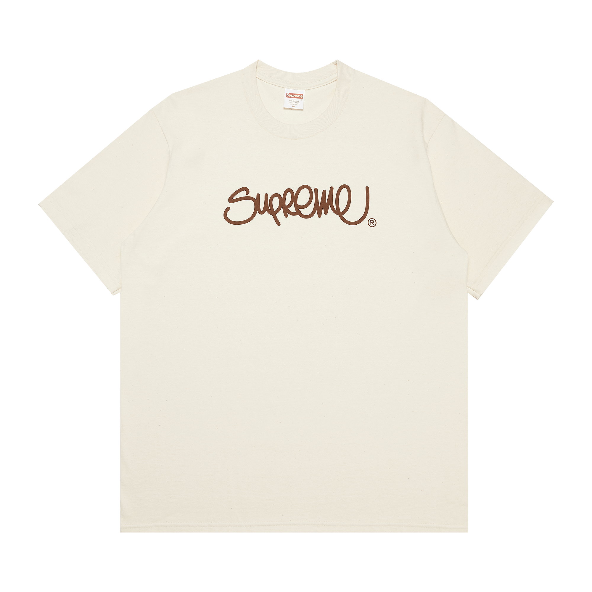 Supreme Handstyle Tee 'Natural'