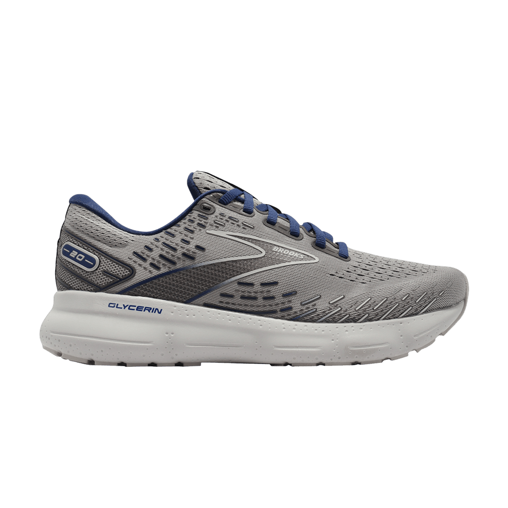 Pre-owned Brooks Glycerin 20 'alloy Blue Depths' In Grey