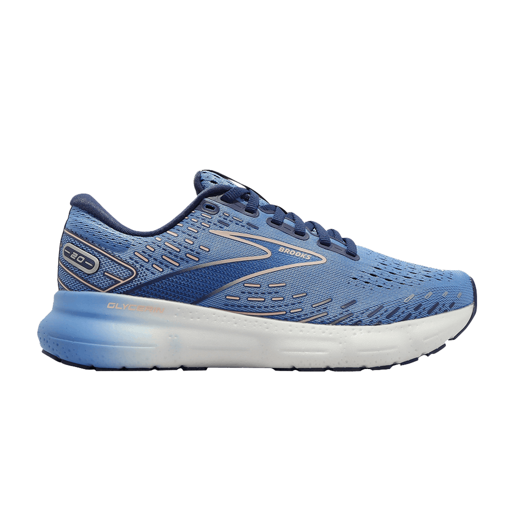 Pre-owned Brooks Wmns Glycerin 20 'blissful Blue'