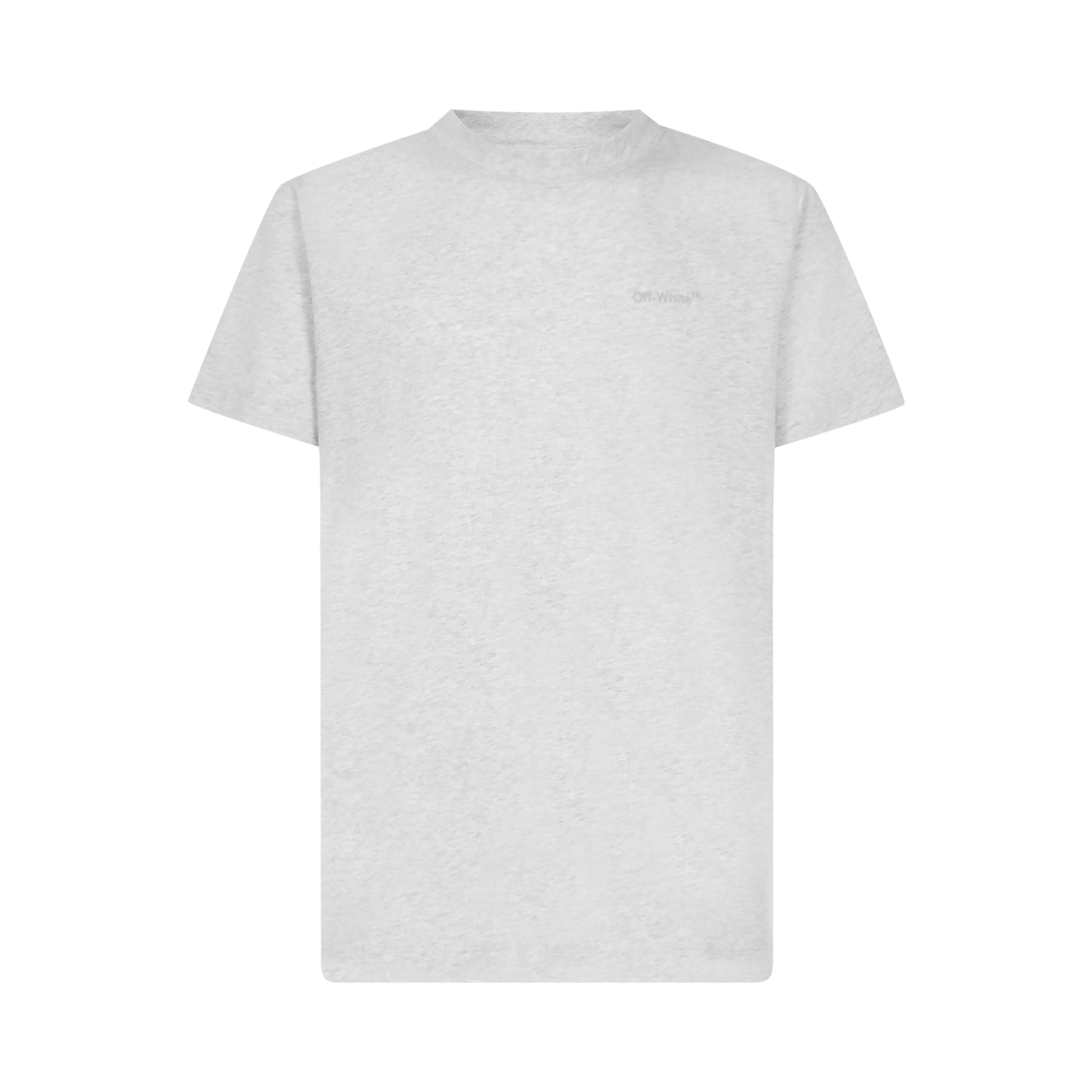Off-White Diag Tab Slim Tee 'Melange Grey'