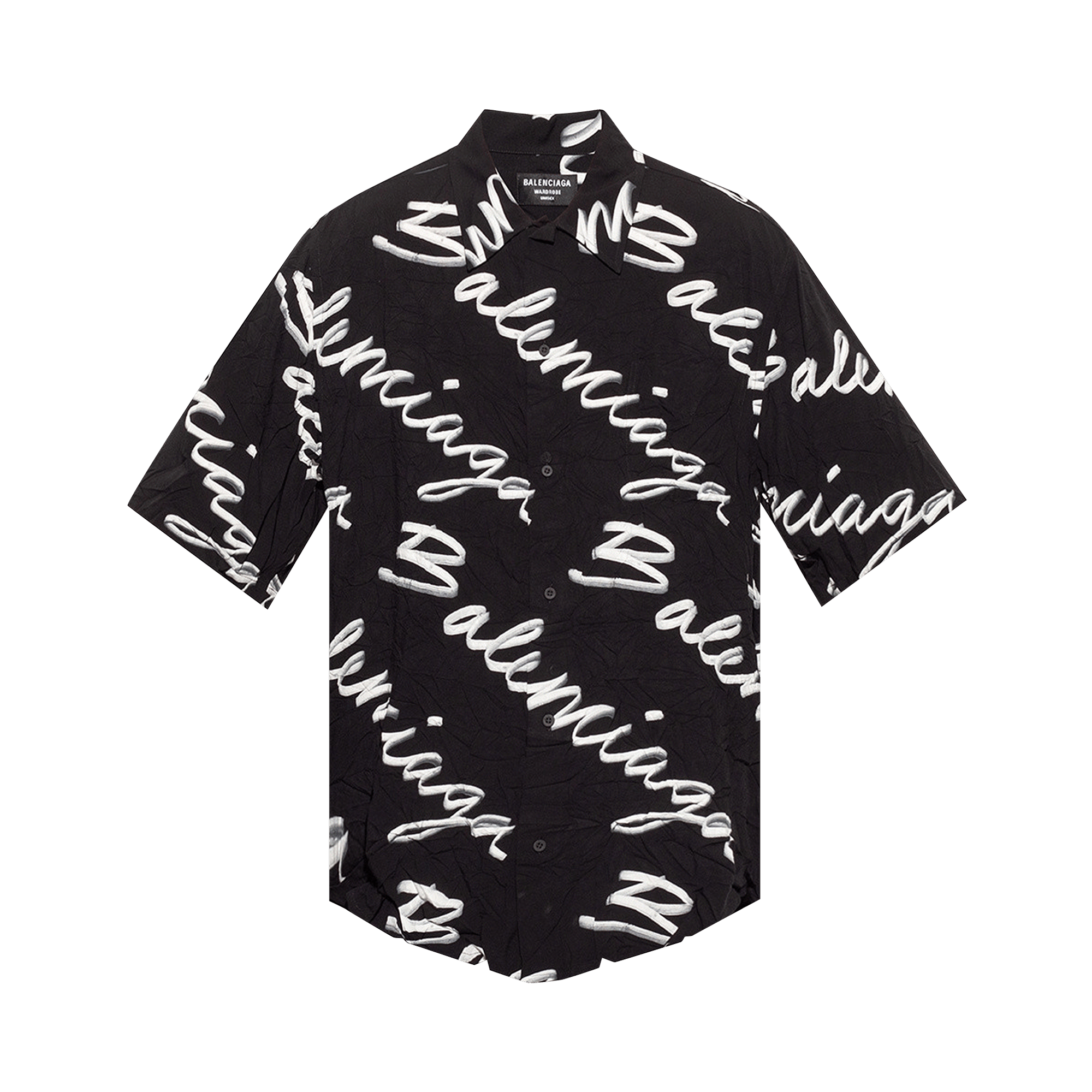 Balenciaga Minimal Shirt 'Black/White'