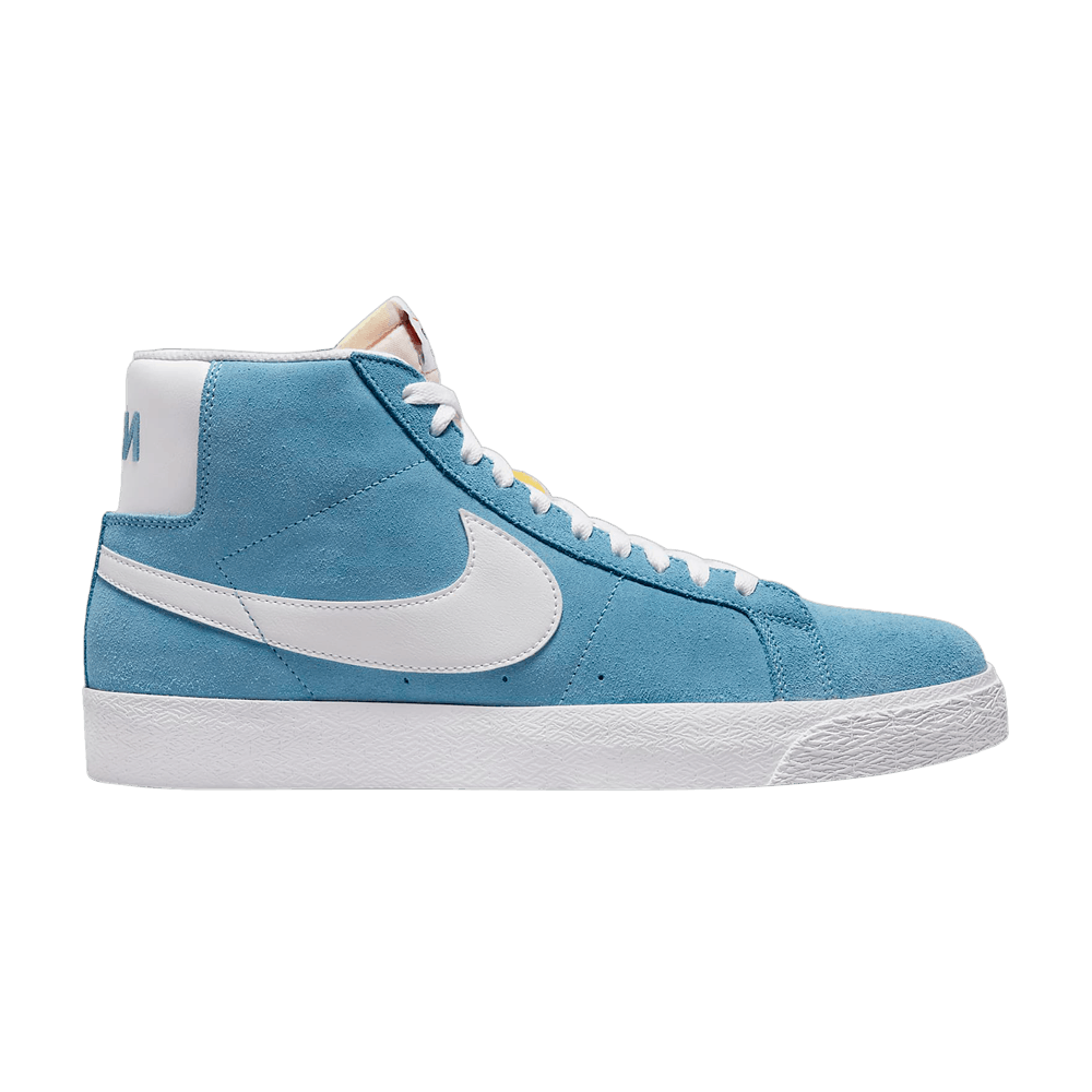 Pre-owned Nike Zoom Blazer Mid Sb 'cerulean' In Blue