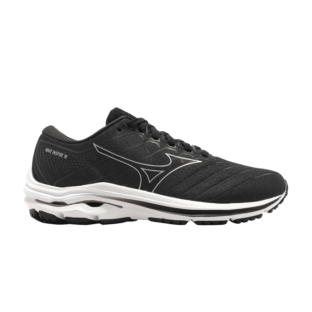 Mizuno Wmns Wave Inspire 18 Wide 'Black White'