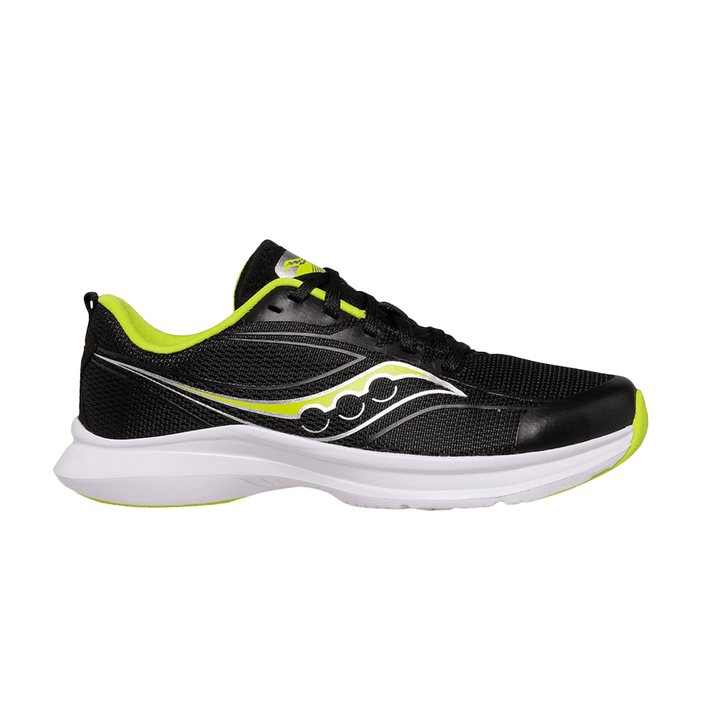 Saucony Kinvara 13 Big Kid 'Black Lime'