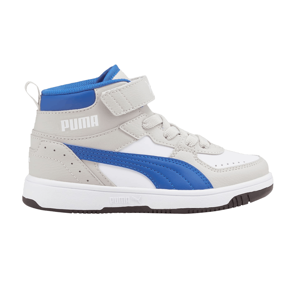 Pre-owned Puma Rebound Joy Little Kid 'grey Violet Victoria Blue'