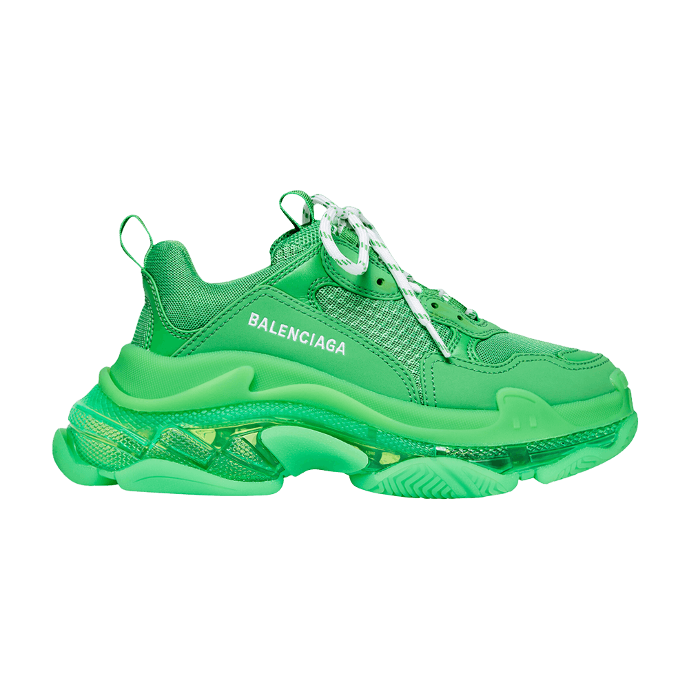 Balenciaga Wmns Triple S Sneaker 'Clear Sole - Green'
