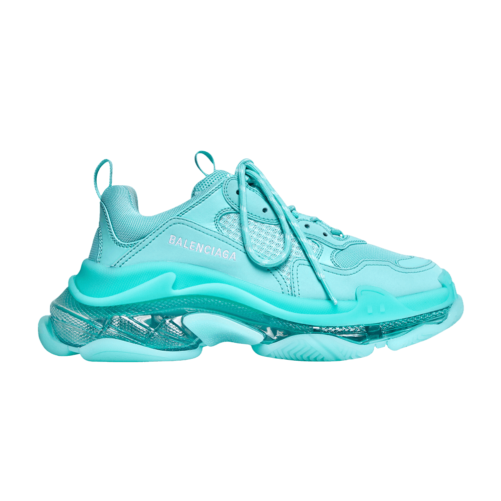 Balenciaga Wmns Triple S Sneaker 'Clear Sole - Light Blue'
