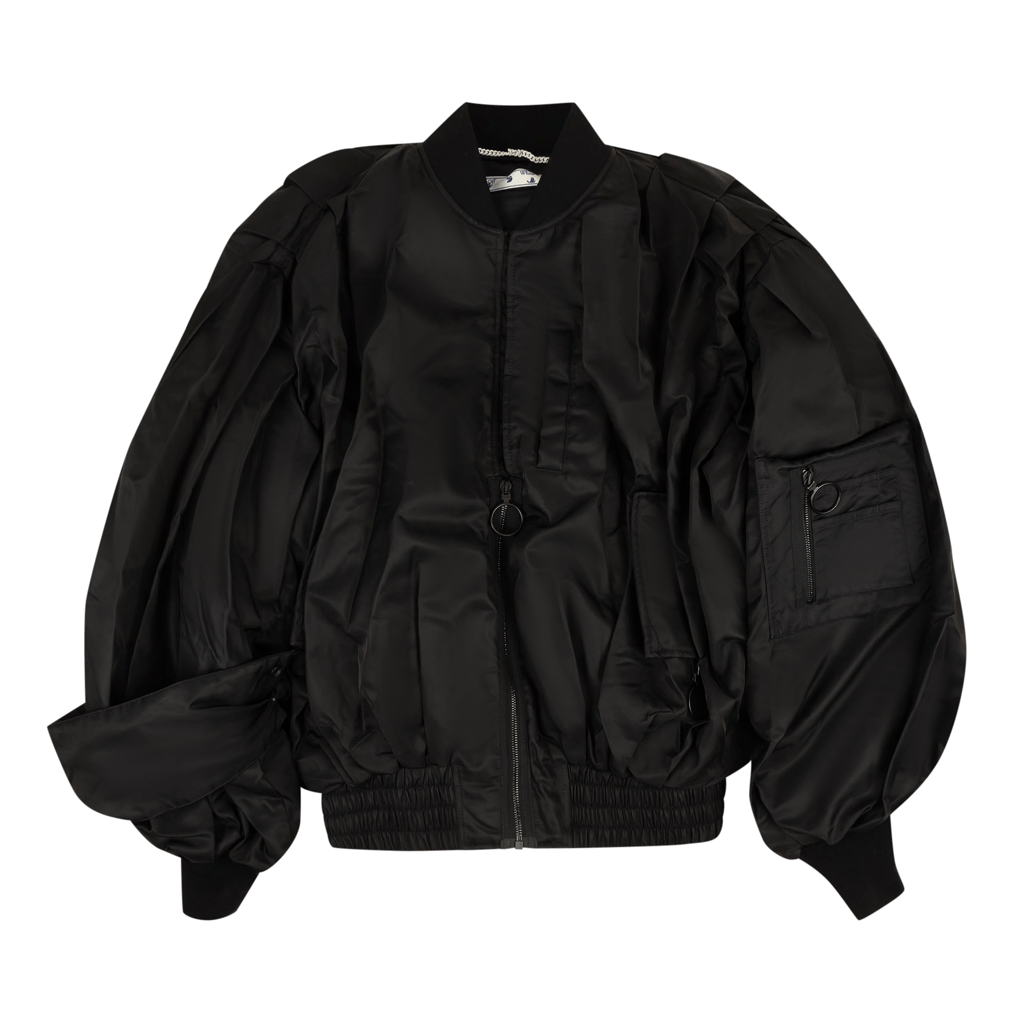 Off-White Pascal Print Pivot Bomber 'Black'